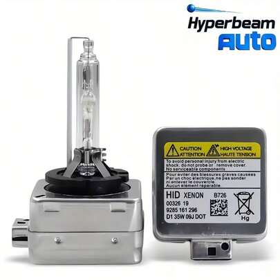 D Series XENON LAMP Bulbs Diamond White High/Low Beam D1S D3S D4S Brightness 35W 6000K High Quality Power Replacement Bulbs, 2pcs