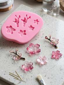 1 khuôn hoa anh đào, thích hợp để trang trí bánh kem, bánh cupcake, làm kẹo và sô cô la. - Nhiều màu - Xem 12