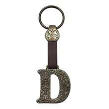 Metal Keychain With Engraved Initial And  Calendar - Handmade Gift Of Mexican Heritage - 字母 D - 查看 1