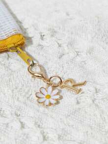 1个个性化雏菊字母A-Z钥匙扣，可定制姓名，带花朵吊坠，可爱字母钥匙扣挂饰，男女老少皆宜，耐用金属钥匙圈，可用于车钥匙、背包、手提包和钱包，优雅的花朵字母配饰，适合日常使用、上学、旅行，是送给妈妈、爸爸、老师、朋友的完美礼物，适合生日、毕业典礼、婚礼、友谊日、情人节、圣诞节等场合。 - 彩色 - 查看 15