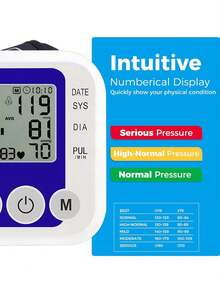 Smart Blood Pressure Monitor, Precise Measurement, Convenient Operation, Keep Track Of Your Health Anytime - ALPS-GRAY - View 6