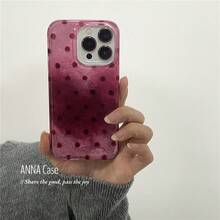 Cute 3D Gradient Glitter Phone Case, Compatible With IPhone 17 Pro Max, 17 Pro, 17 Air, 16, 15, 14 Plus, 13, 12 Pro Max, 11, Luxury Shiny Protective Soft Case - Dots - View 4