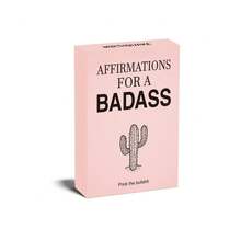 AFFIRMATIONS FOR A --A Set Of Positive Quotes Designed Specifically For Card Games - Daily Inspirational And Inspirational Cards For Women - Available In Two Styles: Pink Box And Black Box. The Pink Box Contains 50 Cards, While The Black Box Contains 53 Cards - Multicolor - View 12