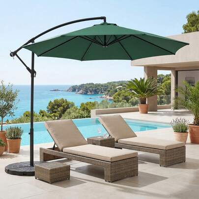 9.8ft Patio Umbrella Replacement Canopy – Durable Outdoor Parasol Top For 6/8 Ribs, UV-Resistant & Waterproof – Perfect For Garden, Table, And Patio Use, Canopy Only