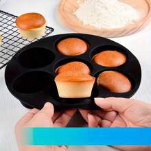Khuôn nướng silicon đa năng, thích hợp dùng với nồi chiên không dầu - Khuôn bánh kem và bánh cupcake có thể gấp gọn, khuôn làm bánh trứng và khay - Lý tưởng cho đám cưới và Giáng sinh - Nhiều màu - Xem 9