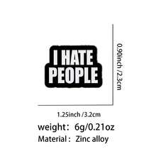 "NẾU MIỆNG TÔI KHÔNG NÓI RA, KHUÔN MẶT TÔI CHẮC CHẮN SẼ NÓI RA!" Ghim cài áo in câu nói nổi tiếng, huy hiệu cài ve áo, trang sức thời trang, quà tặng. - màu đen - Xem 14