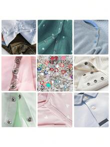 金属扣眼钳工具套装，适用于织物、鞋子、包袋、皮革、皮带、帆布等，金属扣眼维修钳，多种颜色可选（白色、红色、黑色、米色） - 多色 - 查看 4