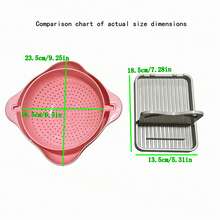 1pc Kitchen Rice Strainer, Plastic Colander, Suitable For Washing Rice, Vegetables And Fruits - Multicolor - View 7
