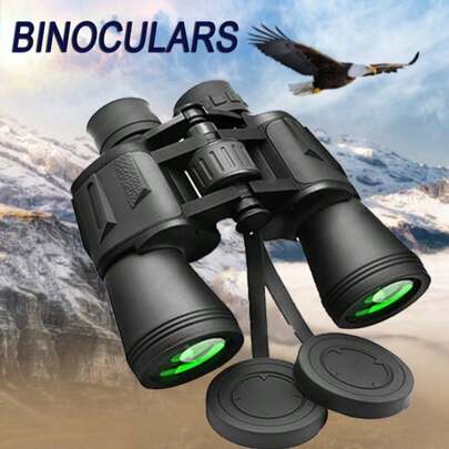 1pc Outdoor Portable Adult Binoculars, High Definition Long Distance Binoculars, Durable FMC BAK4 Prism Professional Binoculars, Suitable For Concerts, Birdwatching, Hunting, Camping, Hiking And Other Outdoor Activities, Perfect Gift For Christmas, Halloween