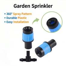 Blue Garden Irrigation System Sprinkler, 6mm Diffuse Sprinkler, 360 Degree Adjustable All-Directional Sprinkler, Garden Sprinkler - Atomizing Nozzle - View 6