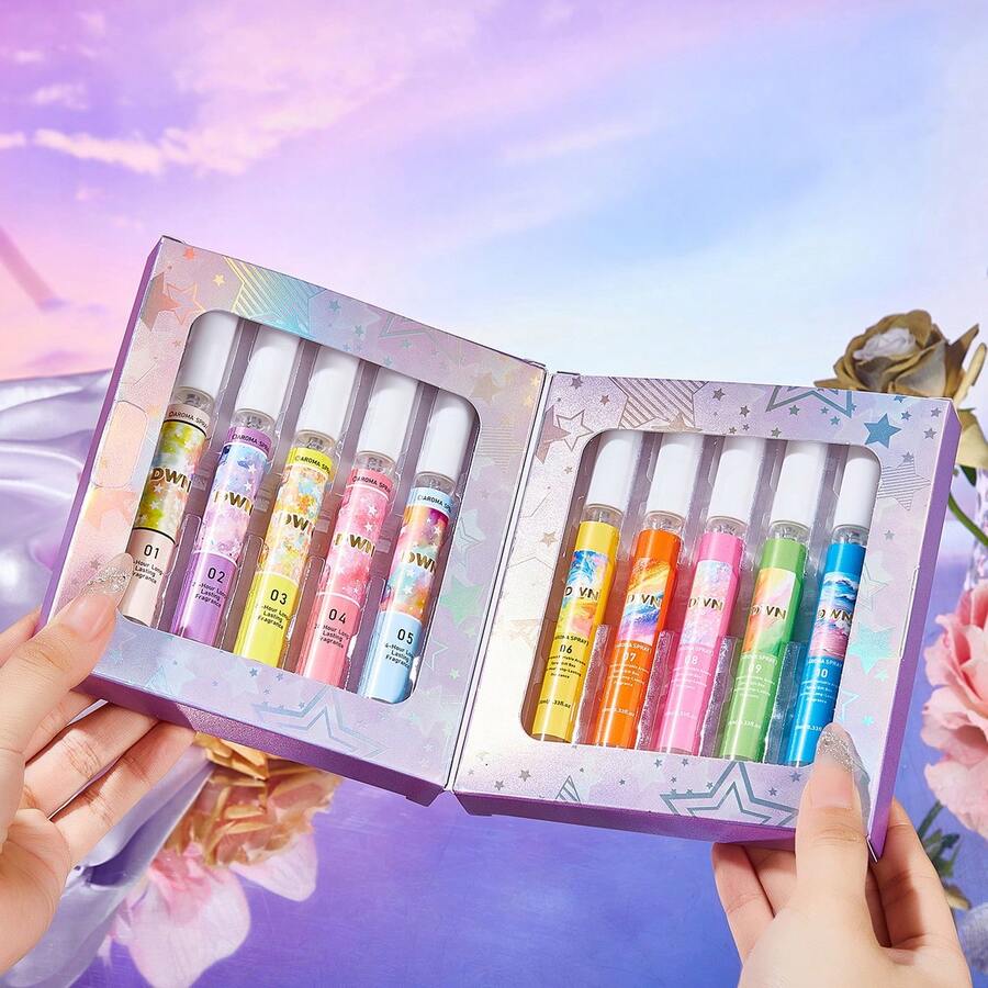 巴西秘密香氛喷雾礼盒套装 - 黑加仑、香草、焦糖，持久留香天然空气清新喷雾，食品级香精，芳香精油扩香器，无焰扩香器替代品，香草澳洲坚果海洋香氛 - 多種香型 - 查看 1