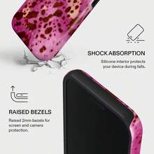BURGA Case|Orchid Print Case For 17 16 15 14 13 12 11 Pro Max| High Quality| Teenage Girl Gift - 型號1(1台) - 查看 2