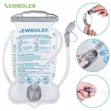 NEWBOLER 1.5升/2升/3升快拆式水袋，户外运动软水壶，适用于露营、骑行、跑步、徒步旅行 - 彩色 - 查看 3