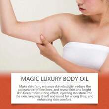 Besque Magic Body Oil, 3.38 FL OZ, After Shower Body Oil For Women, Hydrating Skin Care For Full Body That Plumps, Tightens, And Firms Skin With Natural Ingredients, Luxury Spa Gifts - Pack Of 1 - 花香調 - 查看 3