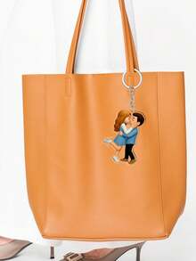 1-4Pcs Custom Acrylic Keychains,Exclusive Photo Keychains Designed Just For Couples. Create A Truly Unique And Cherished Keepsake With Our Personalized Gifts And Mementos For Couples. Choose From A Wide Array Of Customizable Designs, Feature Your Favorite Shared Photo, And Craft A One-Of-A-Kind Token Of Your Affection. - Multicolor - View 4