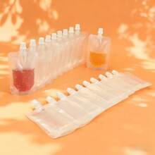 20 Stücke/Set transparente quadratische Quetschbeutel, 30ml/50ml nachfüllbare auslaufsichere leere tragbare Mini-Reisegrößen-Kosmetikbehälter, Reisespender für Makeup, Hautpflege, Lotion, Shampoo, Toilettenartikel, Reiseessentials für Flugreisen, Geschäftsreisen, Urlaub, Outdoor-Reisen, Fitness, TSA-zugelassene Reise-Toilettenartikel-Aufbewahrungsorganisation für Badezimmer, Zuhause und Reisen, perfektes auslaufsicheres Reiseset für Frauen, Männer für den täglichen Gebrauch unterwegs und als Urlaubsgeschenk - Verschiedenfarbig - Übersicht 9