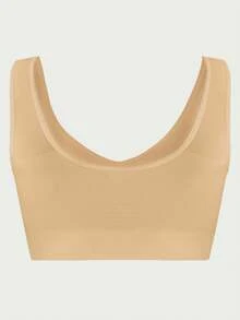2pcs Seamless Wireless Sports Bra Set - Multicolor - View 4