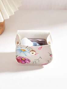 1 chiếc túi đeo chéo mini màu trơn dành cho bé gái, có ngăn đựng tai nghe, ví đựng tiền xu, túi đeo vai đựng son môi, thích hợp sử dụng hàng ngày, là lựa chọn quà tặng lý tưởng. - Nhiều màu - Xem 5