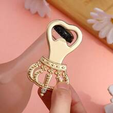 1个金色皇冠开瓶器，适合日常家用 - 金色 - 查看 2