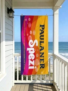 1 buah Handuk Pantai Cepat Kering Paulaner Spezi 70.1x139.95 Cm - Motif Pantai Tropis, Daya Serap Tinggi, Dapat Dicuci dengan Mesin, Cocok untuk Perjalanan, Kolam Renang, Gym, Yoga, Spa & Hotel, Aksesori Yoga, Aksesori dengan Huruf Tebal - Beraneka warna - View 3