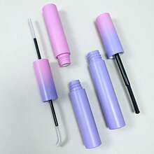 Bộ 1/3 chai mascara 3.5ml, cọ chuốt mi hai đầu 5ml, chai tẩy trang, các chai rỗng, bộ DIY màu tím & hồng ombre kèm phễu nhỏ. - Nhiều màu - Xem 6