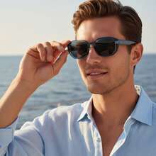 Unique Polygonal Men's Glasses, CP+PC Design Small Frame, Modern Classic Retro Style Daily Decorative Glasses, Suitable For Men And Women Street Photography, Vacation, Holiday, Outdoor Accessories - K40437 - View 13