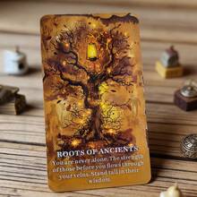 1 Box High Quality Oracle Cards, Yellow Oracle Tarot Cards, 55 Pcs High Quality Card Set, Great For Divination And Fortune Telling, Smooth Shuffling - Yellow Oracle - View 3