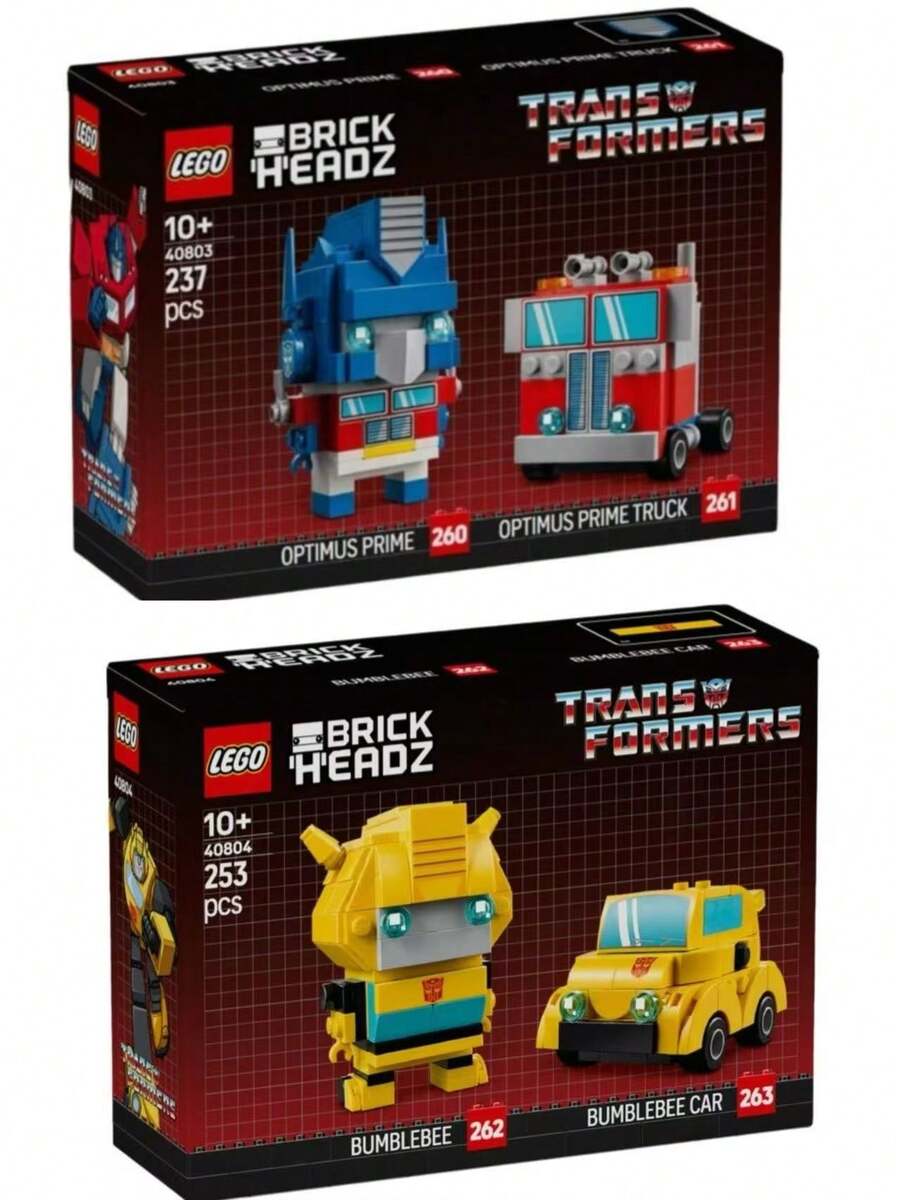 Đồ chơi xếp hình LEGO Transformers Series 40803 Optimus Prime / 40804 Bumblebee - Quà tặng - Nhiều màu - Xem 1