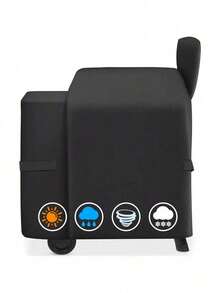 Comnova Grill Cover For Traeger Pro 22 & 575 Series - 600D Wood Pellet Smoker Cover For Traeger Waterproof & Heavy Duty, Premium Pellet BBQ Cover For Traeger Pro 22 / Pro 575, Z Grills 550B And More - Màu đen - Phù hợp với dòng sản phẩm Traeger Pro 22/575 - Xem 1