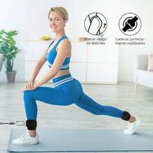 2-Piece Ankle Straps, Adjustable Gym Ankle Straps, Sports Ankle Supports For Cable Machines, For Leg, Hip, And Glute Training, For Men And Women, 44462833 - 薄荷綠 - 查看 5