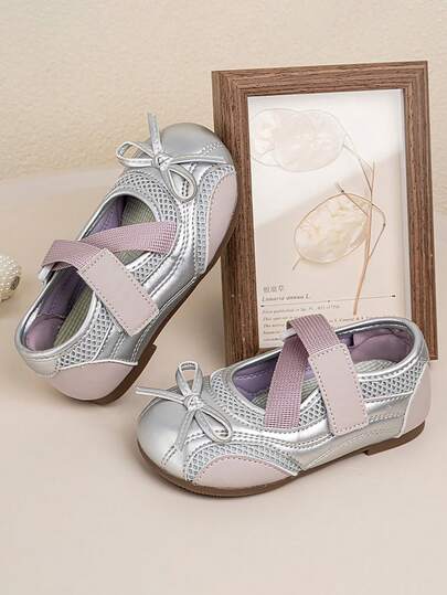 1 par de zapatos planos para niñas, zapatos casuales versátiles, nuevos y cómodos con suela blanda, adecuados para exteriores, vacaciones, fiestas de baile, escuela, todas las estaciones