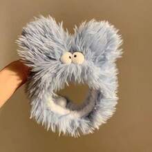 1pc Women's Soft Warm Fleece Headband With Cute Bow Animal Design Beach Accessories Summer Outfits - Multicolor - View 10