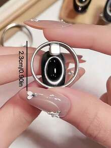 Bộ 2 dụng cụ từ tính hình mắt mèo, nam châm tròn và vuông đa năng mạnh mẽ, thích hợp cho việc tự làm móng tại salon. - Nhiều màu - Xem 7