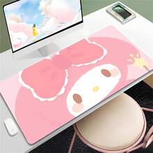 SANRIO 1pc Cute Mouse Pad - Large Kawaii-Style Pink Desk Mat Featuring , And ; A Large Mouse Pad Suitable For Laptops, Gaming, And Office Use - 1 - View 20