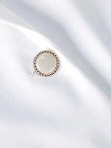 Sheer White Blazer Jacket For Women, Thin Style, Casual Office Wear, 3/4 Sleeve, Petite Spring - trắng - Xem 5