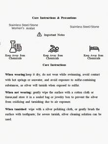 1条天然彩色宝石链脚链，适合度假和日常佩戴 - 彩色 - 查看 8