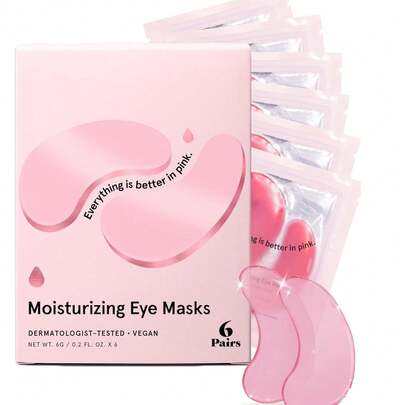 6/24片装凝胶眼膜，舒缓保湿，减少细纹，送给妈妈的生日礼物