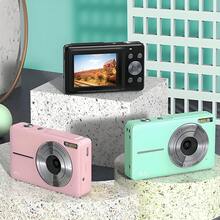 44MP 1080P Digital CCD Camera, Includes 32GB Or 64GB SD Card, 16X Digital Zoom, 2.4" LCD, Compact Digital Camera, Portable Mini Camera Suitable For Teenagers, Students, Boys, Girls, Elderly, Photography, Video Recording, Webcam, Thanksgiving, Christmas And New Year Gift - View 2