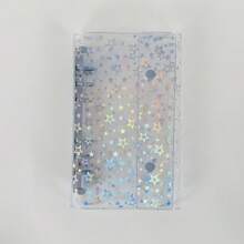 A6 六孔活页夹，激光星形PVC封面，防水旅行笔记本，学生相册 - 款式一 - 查看 14