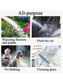 FLOWERS SPRAL Garden Hose Expandable Hose With Nozzle, Lightweight & Durable, No-Kink Flexible Hose For Car Washing, Outdoor - B - View 8