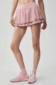 Alo Yoga Double Or Nothing Tennis Skirt Women's Vintage Pink True To Size W6574r - 粉色 - 查看 3