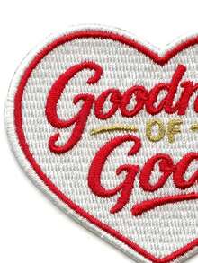 1 miếng vá thêu hình "Lòng tốt của Chúa" (1PC) chủ đề nhạc phúc âm tôn giáo, có thể ủi lên quần áo. - Nhiều màu - Xem 3