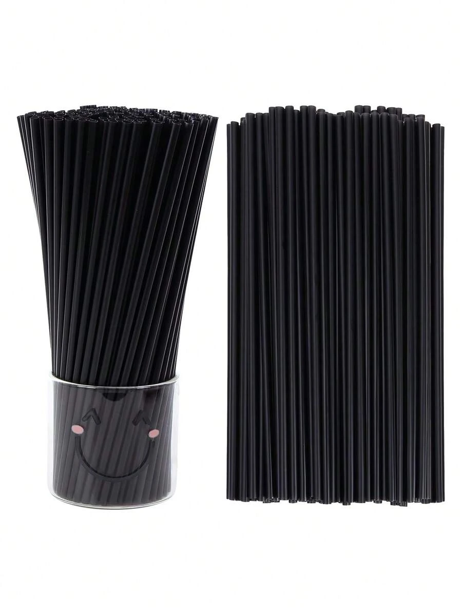 50/100/150/200支装透明柔性塑料吸管,可弯曲伸缩,适用于派对装饰、咖啡和鸡尾酒搅拌,可用于奶昔、冰沙、珍珠奶茶、冰咖啡等,是酒吧、俱乐部、餐厅和家庭使用的理想之选,也是学校用品和返校季的理想选择。 - 彩色 - 查看 1