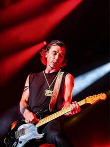 1件欧美嘻哈风格水钻项链，时尚男士日常佩戴金属项链 - 金色 - 查看 6