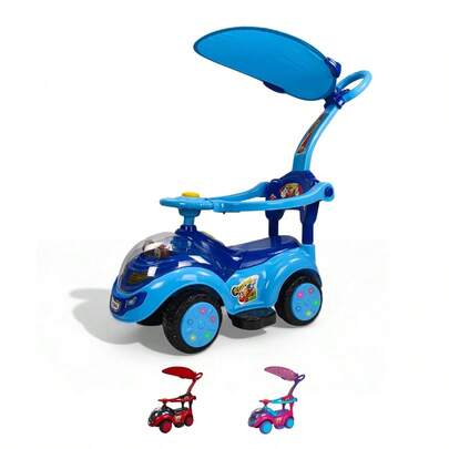 THE BABY SHOP Montable Correpasillos Carrito sonido luz toldo baston Producto de calidad Diseño moderno Uso diario Perfecto para regalo Duradero Fácil de usar Ideal para ocasiones especiales