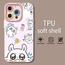 Un lindo hámster blanco comiendo comida de colores pastel.funda de teléfono Fundas compatibles con Samsung,Apple,VIVO,OPPO,Motorola,Google,Xiaomi y Honor.Fabricadas en silicona TPU,ofrecen protección contra golpes y caídas. - Blanco - Ver 3