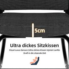 Ottomans - Black + Metal+Mesh+Wood+Fabric - View 11