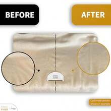 Peine de cachemira para píldoras y pelusa con dientes de latón desfuzzer manual de tela rascador de lana para ropa y telas delicadas por Wardrobe Hackers - Peine de cachemira paquete de 1 - Ver 6