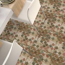 Vintage Distressed Adhesive Thick Matte PVC Floor/Wall Sticker, Retro Cracked European Tile Decal For Kitchen, Bathroom, Laundry Room, RV - Perfect For DIY Home Decor - Style A - View 8