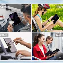 1片装（防窥）钢化玻璃屏幕保护膜，兼容苹果第九代/第十代/Air 10.9英寸（2024款）/Air 12.9英寸（2024款）/Pro 13英寸（2024款）/Pro 11英寸（2024款）/Mini（2024款）/（2025款），侧边隐私保护 - 防窺 - 查看 7